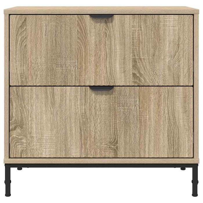 Comodino-Tavolino da notte rovere sonoma 63.5 x 36 x 61 cm Legno multistrato