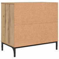 Comodino rovere artigianale 63.5 x 36 x 61 cm Legno multistrato 883473