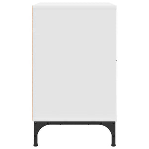 Comodino con cassetto Bianco 49 x 36 x 61 cm Legno multistrato 883474