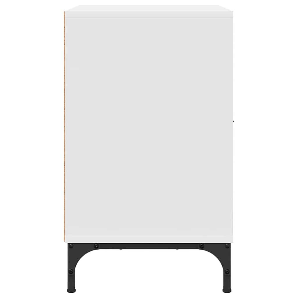 Comodini 2 pcs Bianco 49 x 36 x 61 cm Legno multistrato 883475