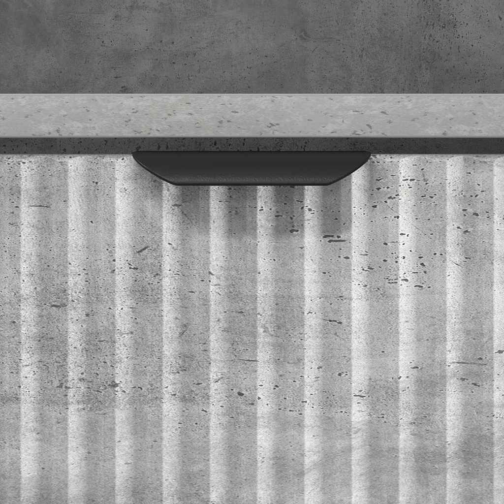 Comodino Grigio cemento 49 x 36 x 61 cm Legno multistrato 883480