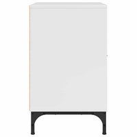 Comodini 2 pcs Bianco lucido 49 x 36 x 61 cm Legno multistrato 883483