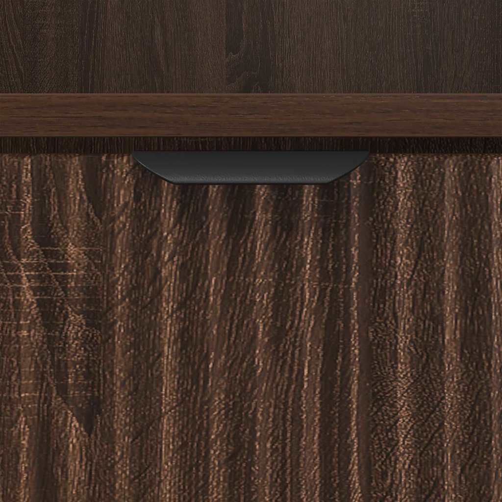 Comodino Rovere marrone 49 x 36 x 61 cm Legno multistrato 883488