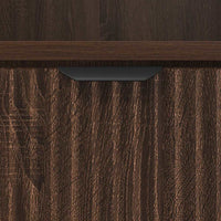 Comodini 2 pcs Rovere marrone 49 x 36 x 61 cm Legno multistrato 883489