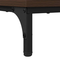 Comodini 2 pcs Rovere marrone 49 x 36 x 61 cm Legno multistrato 883489