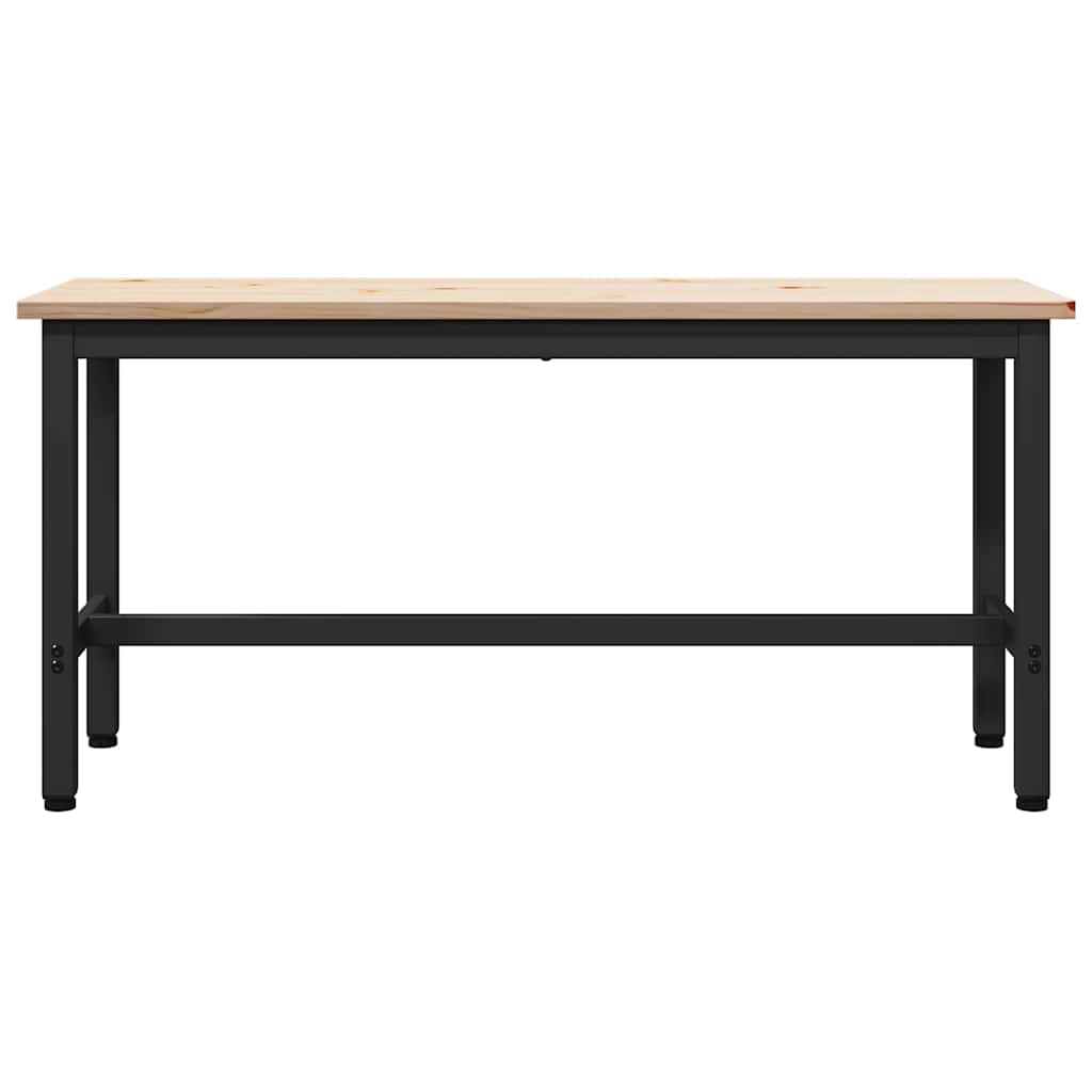 Panche da pranzo 2 pcs Naturale 100 x 32,5 x 49 cm 873787