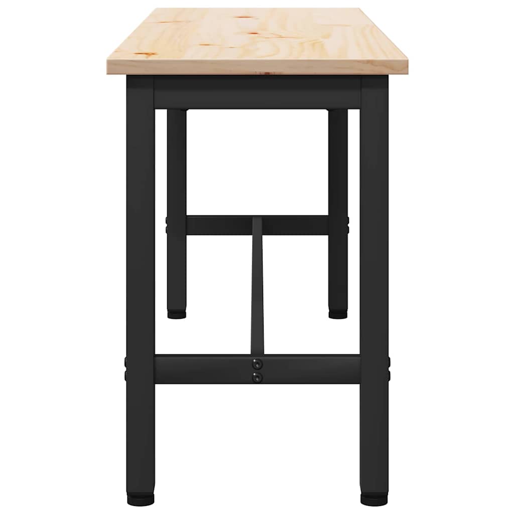 Panche da pranzo 2 pcs Naturale 100 x 32,5 x 49 cm 873787