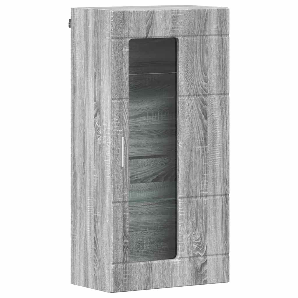 Mobile a muro Grigio sonoma 55 x 29 x 100 cm Legno multistrato 880227