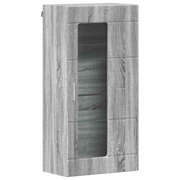 Mobile a muro Grigio sonoma 55 x 29 x 100 cm Legno multistrato 880227