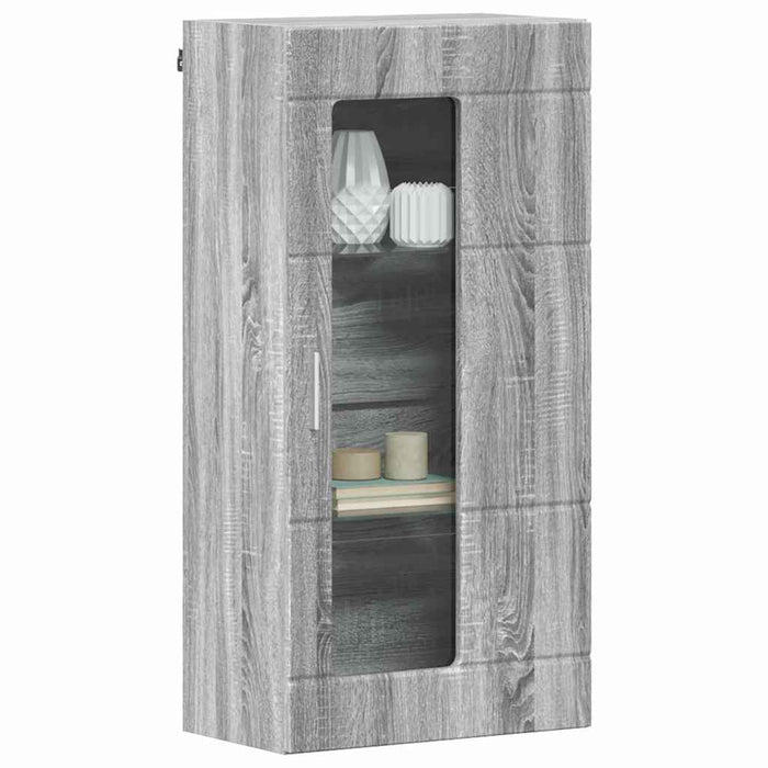 Mobile a muro Grigio sonoma 55 x 29 x 100 cm Legno multistrato 880227