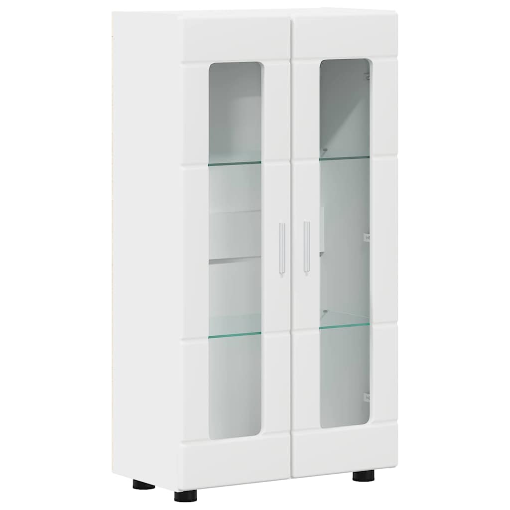 Credenza con porta Bianco 55,5 x 29 x 100 cm Legno multistrato 880251