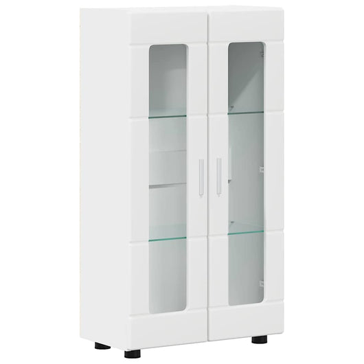 Credenza con porta Bianco 55,5 x 29 x 100 cm Legno multistrato 880251