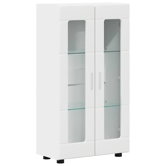 Credenza con porta Bianco 55,5 x 29 x 100 cm Legno multistrato 880251