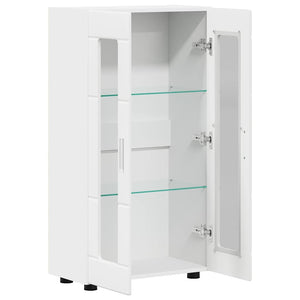 Credenza con porta Bianco 55,5 x 29 x 100 cm Legno multistrato 880251