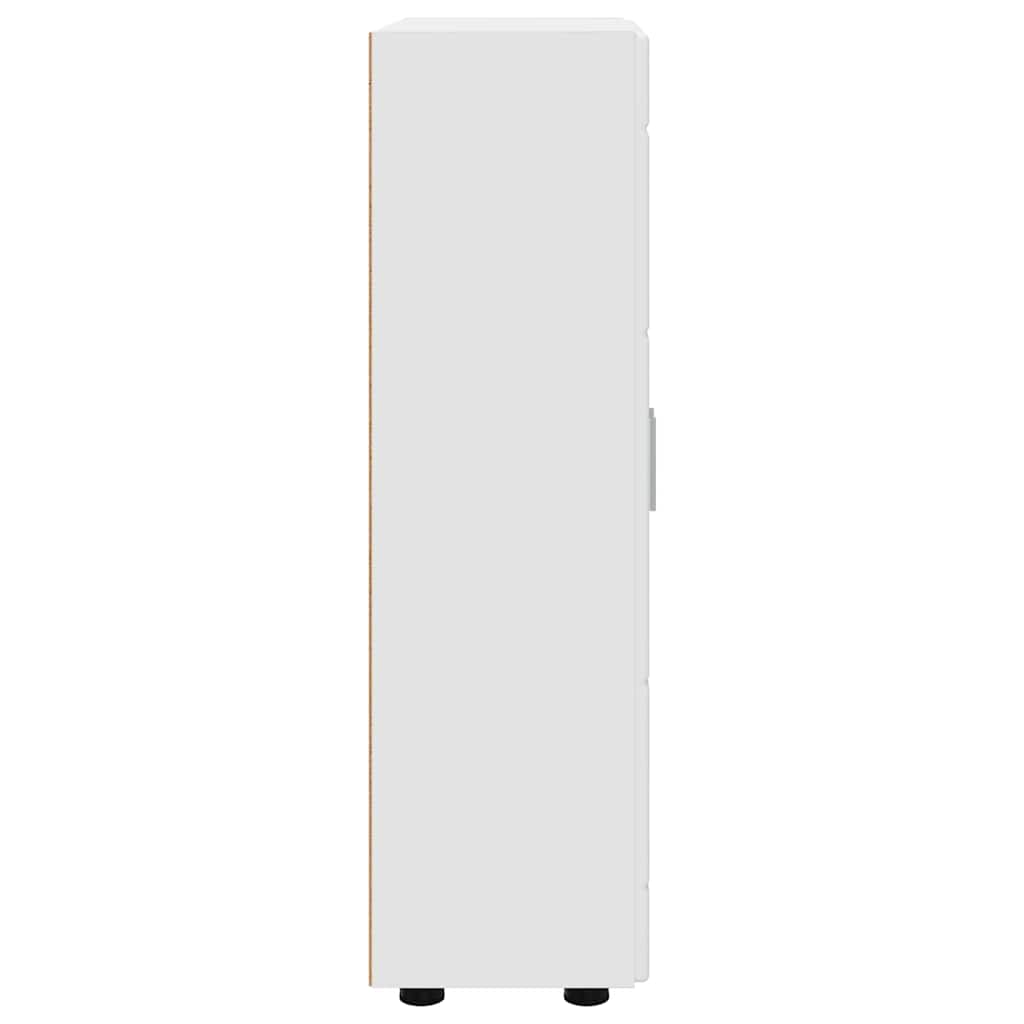 Credenza con porta Bianco 55,5 x 29 x 100 cm Legno multistrato 880251