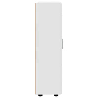 Credenza con porta Bianco 55,5 x 29 x 100 cm Legno multistrato 880251