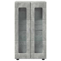Credenza Grigio cemento 55,5 x 29 x 100 cm Legno multistrato 880254