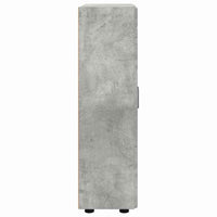 Credenza Grigio cemento 55,5 x 29 x 100 cm Legno multistrato 880254