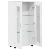 Credenza Bianco Lucido 55,5 x 29 x 100 cm Legno multistrato 880255