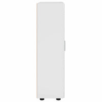 Credenza Bianco Lucido 55,5 x 29 x 100 cm Legno multistrato 880255