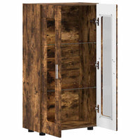 Credenza Rovere fumé 55,5 x 29 x 100 cm Legno multistrato 880256