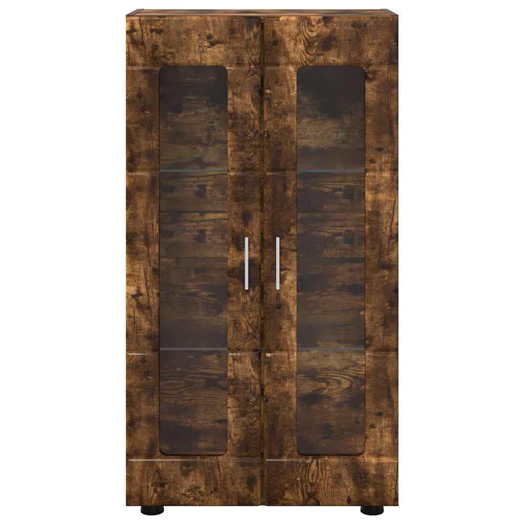 Credenza Rovere fumé 55,5 x 29 x 100 cm Legno multistrato 880256