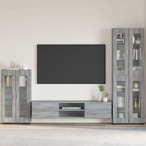 Credenza Grigio Sonoma 55,5 x 29 x 100 cm Legno multistrato 880257