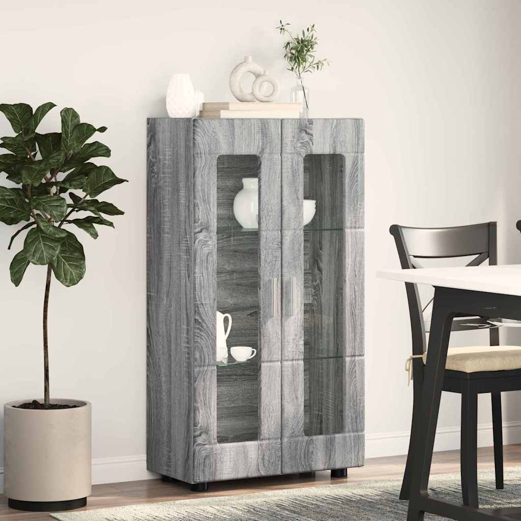 Credenza Grigio Sonoma 55,5 x 29 x 100 cm Legno multistrato 880257