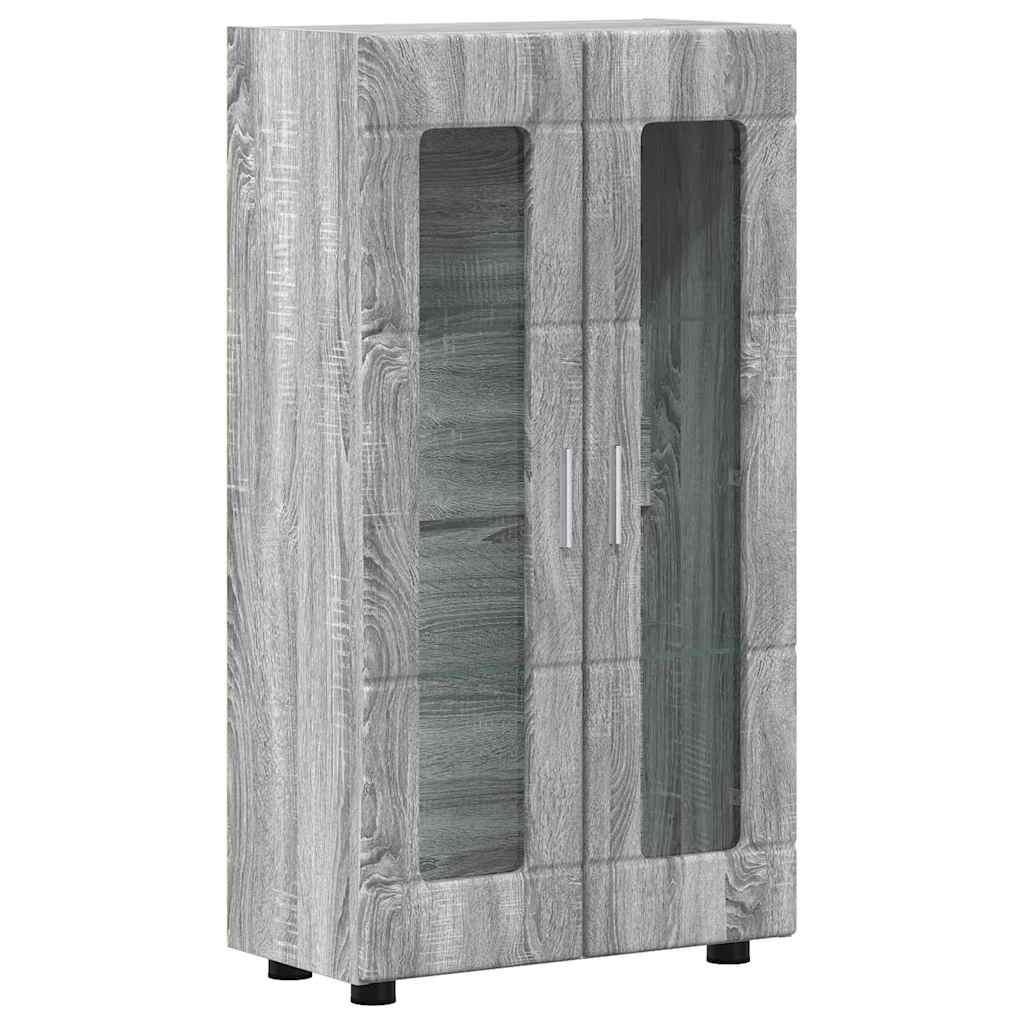 Credenza Grigio Sonoma 55,5 x 29 x 100 cm Legno multistrato 880257