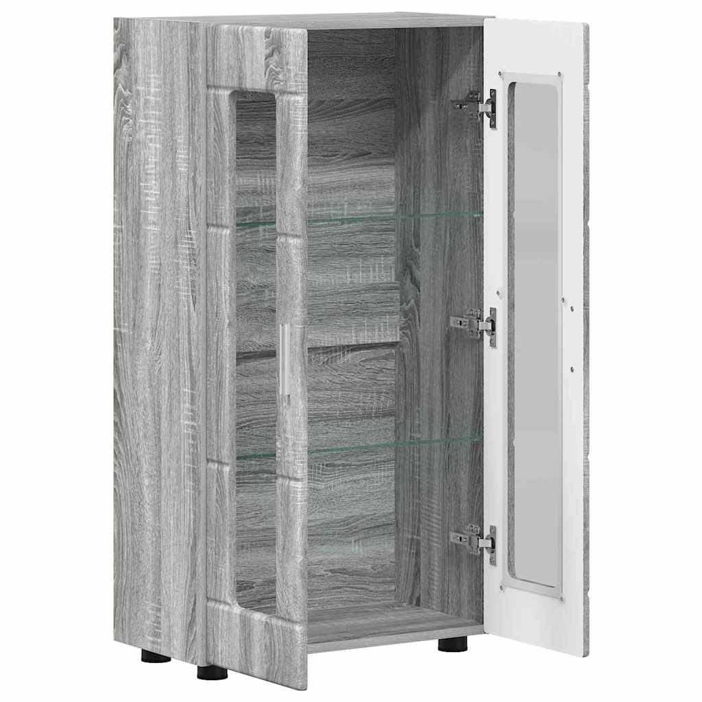 Credenza Grigio Sonoma 55,5 x 29 x 100 cm Legno multistrato 880257