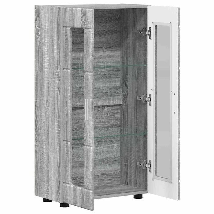 Credenza Grigio Sonoma 55,5 x 29 x 100 cm Legno multistrato 880257