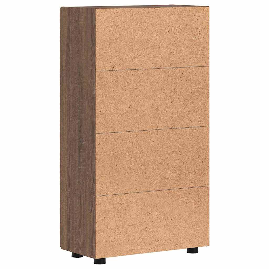 Credenza Rovere Marrone 55,5 x 29 x 100 cm Legno multistrato 880258