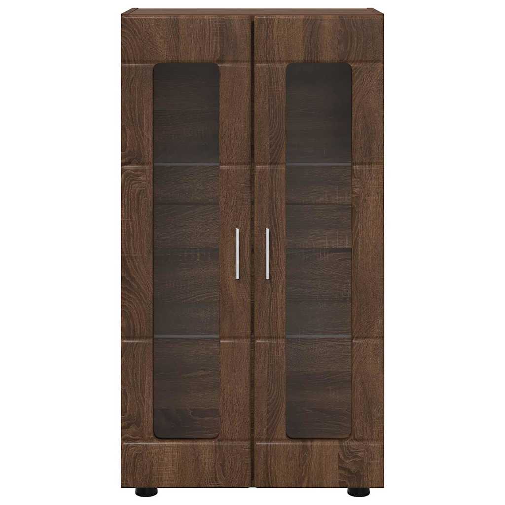 Credenza Rovere Marrone 55,5 x 29 x 100 cm Legno multistrato 880258