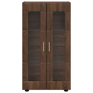 Credenza Rovere Marrone 55,5 x 29 x 100 cm Legno multistrato 880258