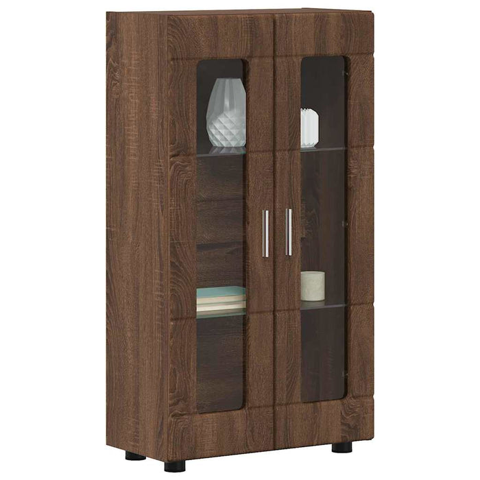 Credenza Rovere Marrone 55,5 x 29 x 100 cm Legno multistrato 880258