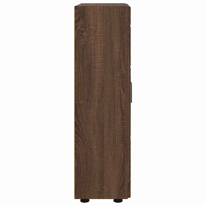 Credenza Rovere Marrone 55,5 x 29 x 100 cm Legno multistrato 880258