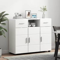 Credenza con porta Bianco 88.5 x 30.5 x 73 cm Legno multistrato 880281