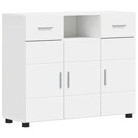 Credenza con porta Bianco 88.5 x 30.5 x 73 cm Legno multistrato 880281