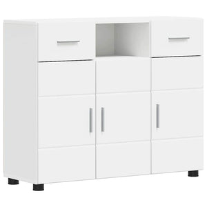 Credenza-Buffet-Armadio da cucina Bianco 88,5 x 30,5 x 73 cm Legno multistrato