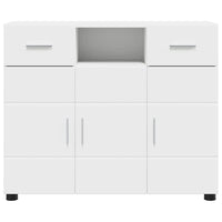 Credenza con porta Bianco 88.5 x 30.5 x 73 cm Legno multistrato 880281