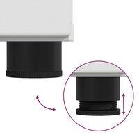 Credenza con porta Bianco 88.5 x 30.5 x 73 cm Legno multistrato 880281