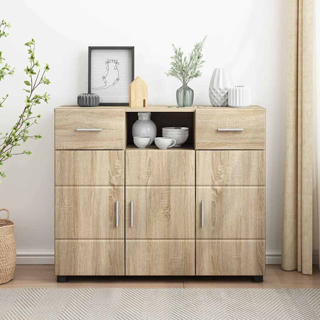 Credenza rovere sonoma 88.5 x 30.5 x 73 cm Legno multistrato 880283