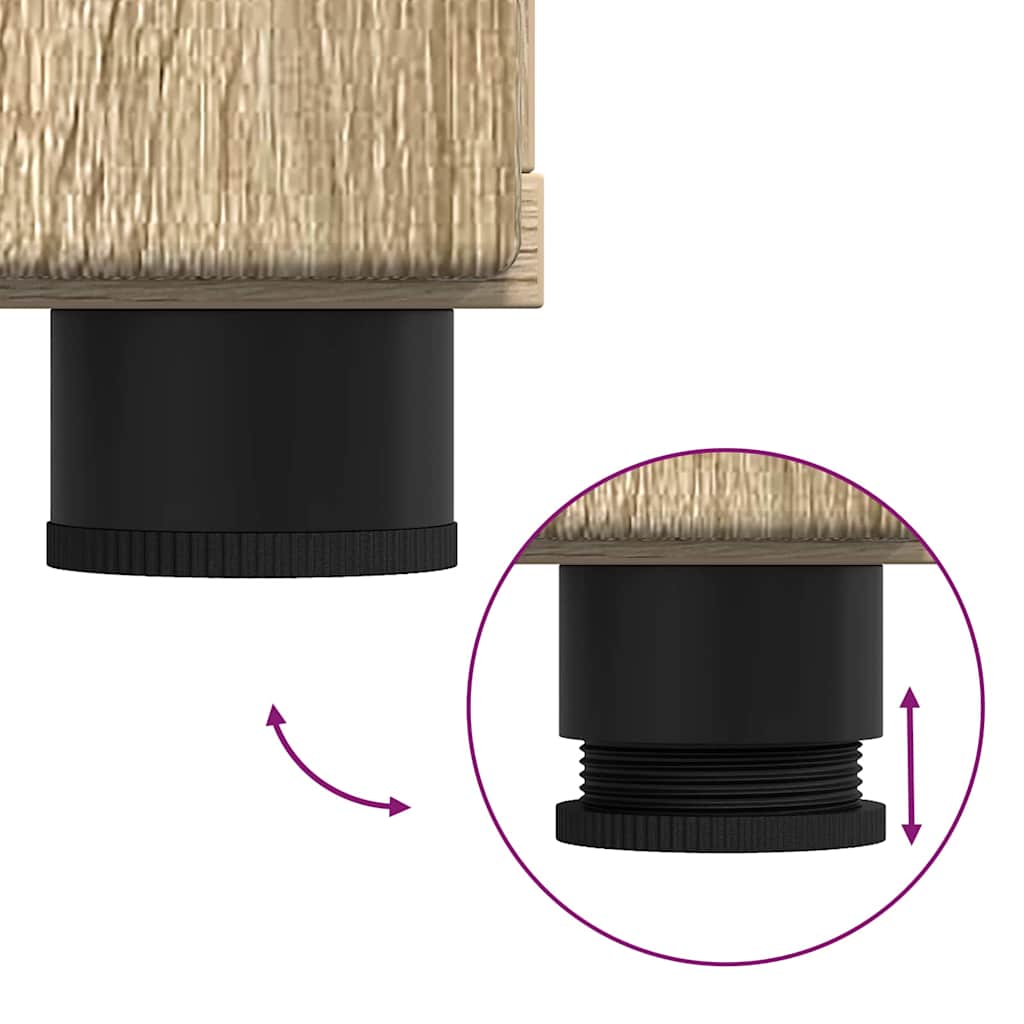 Credenza rovere sonoma 88.5 x 30.5 x 73 cm Legno multistrato 880283