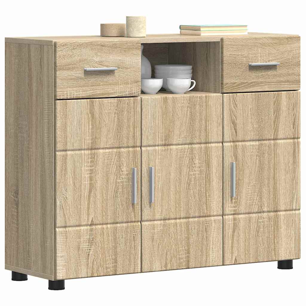 Credenza-Buffet-Armadio da cucina rovere sonoma 88,5 x 30,5 x 73 cm Legno multistrato