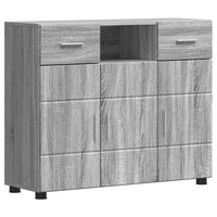 Credenza-Buffet-Armadio da cucina Grigio sonoma 88,5 x 30,5 x 73 cm Legno multistrato
