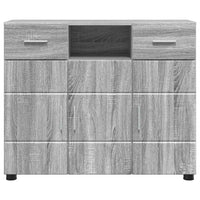 Credenza-Buffet-Armadio da cucina Grigio sonoma 88,5 x 30,5 x 73 cm Legno multistrato