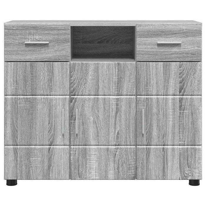 Credenza-Buffet-Armadio da cucina Grigio sonoma 88,5 x 30,5 x 73 cm Legno multistrato