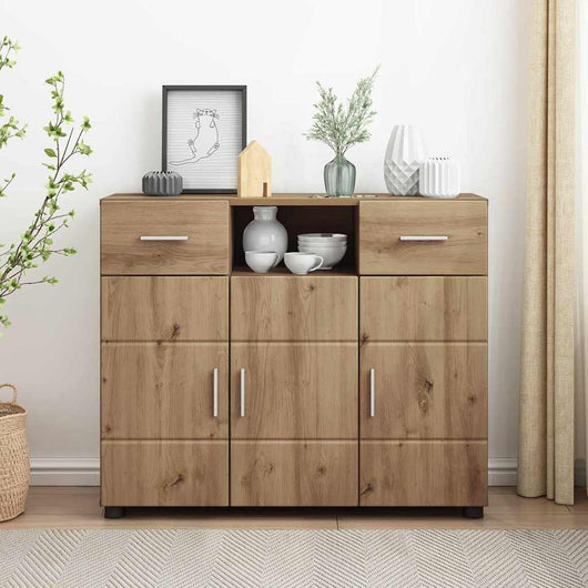 Credenza con Cassetto-Buffet-Armadio da cucina rovere artigianale 88,5 x 30,5 x 73 cm
