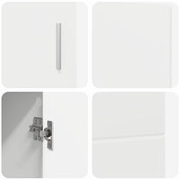 Credenza Bianco 88,5 x 30,5 x 55,5 cm Legno multistrato 880291