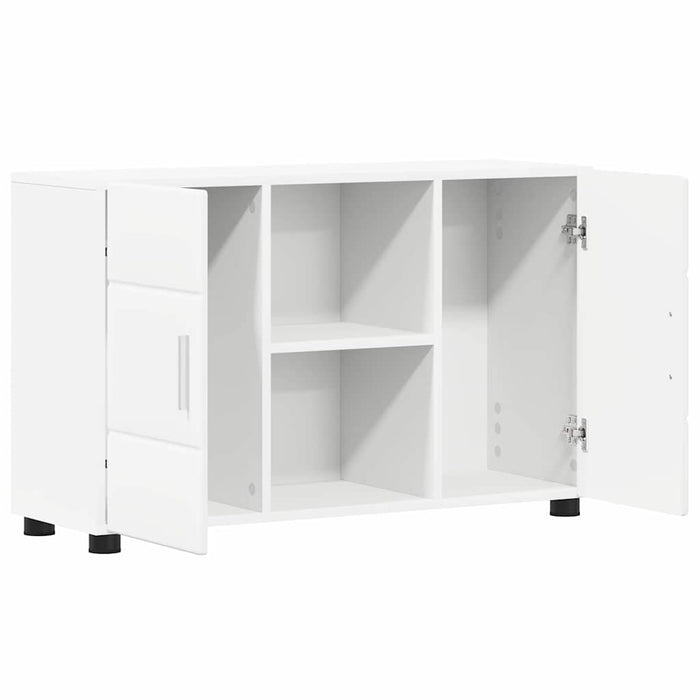Credenza Bianco 88,5 x 30,5 x 55,5 cm Legno multistrato 880291